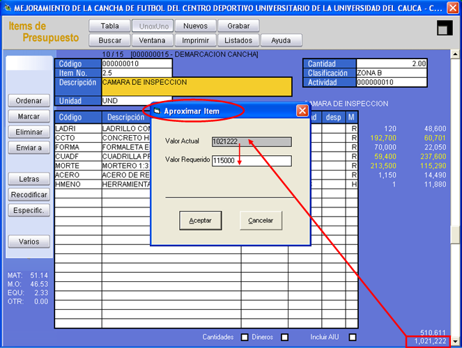 Haga que el análisis unitario se ajuste al precio que usted requiera, de forma automática